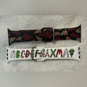 🤑Apple Festive Wristbands - Black and White